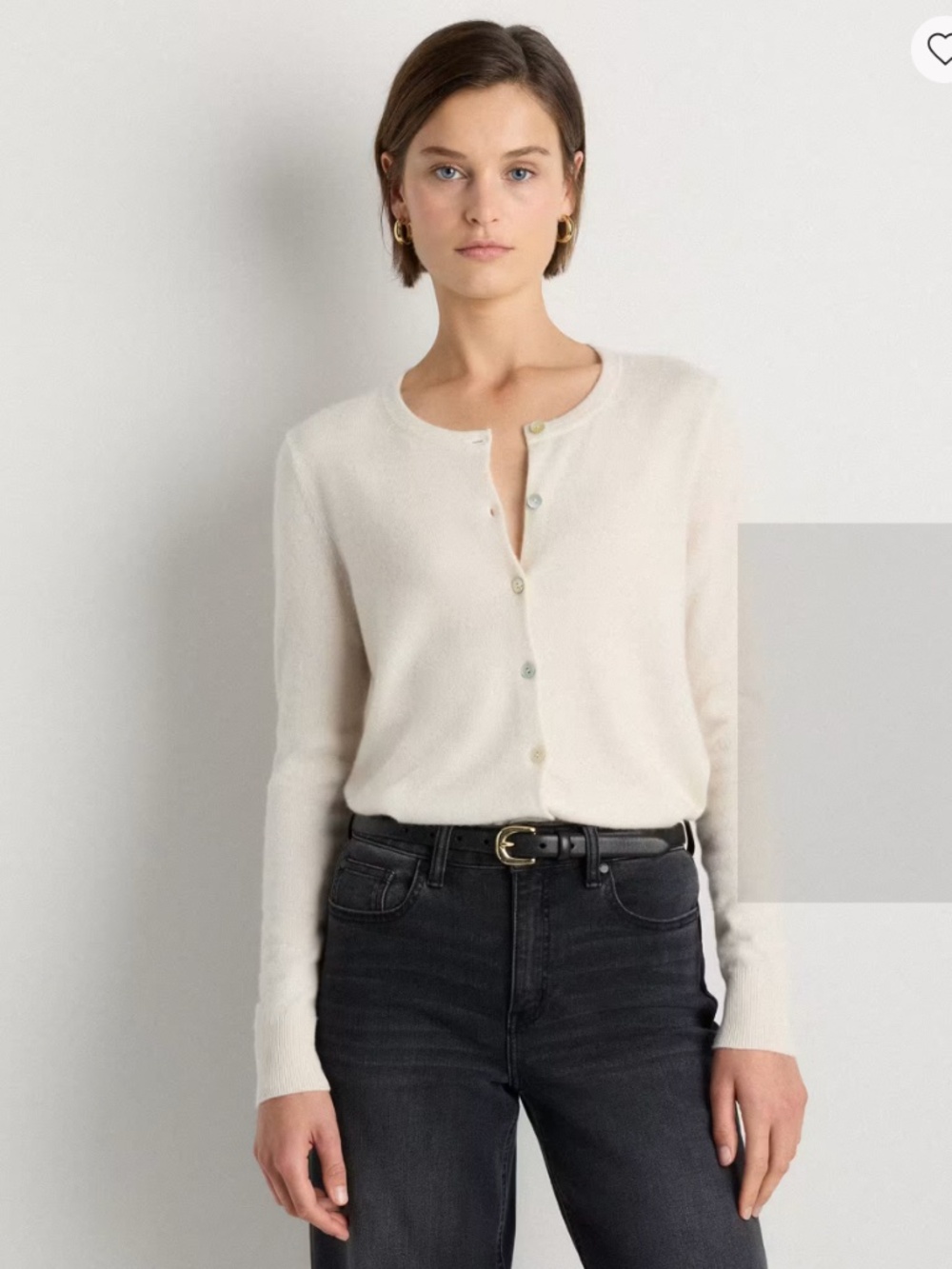 Quince Mongolian Cashmere Cardigan Sweater - Picture 4 of 4